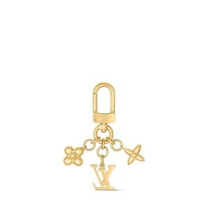 Louis Vuitton Gold Charm Key Holder